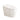 CharmyDecor white smart toilet with bidet isolated on a white background, showing the closed lid and rounded front.