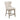 Charmydecor wooden counter stool with back angled view showcasing curved backrest and swivel seat kitchen stool beige