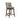 Charmydecor wooden counter stool with back product dimensions diagram showing height width and depth measurements