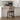Charmydecor wooden counter stool with back in modern kitchen setting with clean white island and minimalist decor