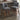 CharmyDecor wooden counter stool with back set of 2 dark grey swivel bar stools in kitchen island dining scene
