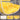 Yellow cushion on a hanging chair with features highlighted.
