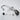 chrome pull down kitchen faucet set with hoses and mounting hardware