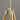 Close-up of adjustable brass tripod lamp leg joint and locking knob
