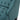Close-up of teal upholstery and curved armrest detail