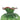 Close-up of red rim on green glass vase