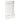 White wooden hall tree with storage bench and hooks on a white background