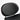 Detail view of oval backrest with PU leather upholstery