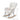 Dimensional diagram of beige rocking chair with height and width measurements