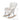 Dimensional diagram of beige rocking chair with height and width measurements