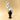 Double handle black vase with white orchid flowers