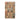 Full view of boho tribal jute area rug with fringed edges