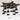 Industrial Vintage Wooden Glass Pendant Light