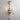Retro White Carved Wood Wall Lamp