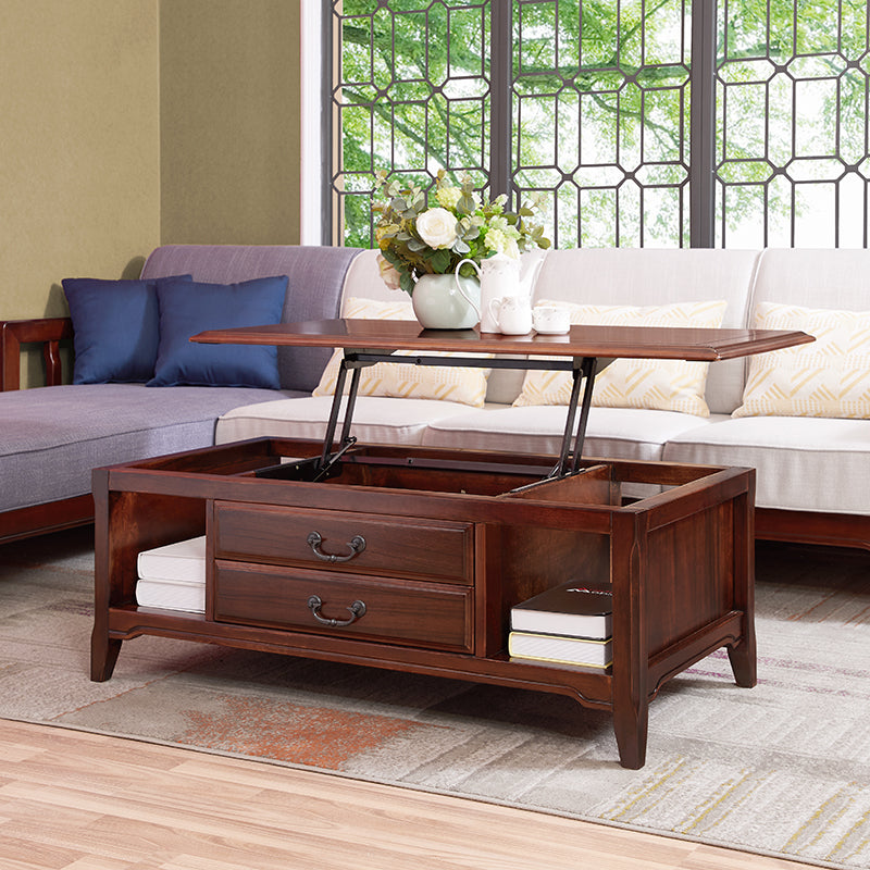 American Solid Wood Lift-Top Coffee Table – CharmyDecor
