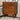 Mid-Century Solid Wood Nightstand with 3 Drawers, Chestnut Finish, Mango Wood, 21.65"