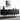 Modern Black Sideboard with Carved Teak Doors – 88" Storage Cabinet with Oak Veneer & Steel Legs