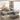 Modern Oversized Modular Sectional Sofa with Chaise Lounge & Ottoman, 4-Piece Grey Tufted Chenille Couch