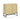 Dimensions diagram of the rattan cabinet (31.5” W x 15.75” D x 31.5” H)