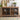 Rustic Sideboard Cabinet with Glass Doors – Solid Wood Buffet Storage, 59" Farmhouse Display Cabinet