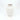 Small fluted white ceramic vase with glossy finish