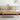 Solid oak lift top coffee table in living room setting with sofa and laptop
