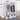 Modern White Compact Wardrobe with Shoe Storage