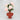 Terracotta vase with light pink peony arrangement