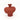 Textured ceramic vase with wavy ridges side angled view