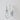 White Metal LED Candle Wall Lamp