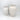 White ceramic vase set with fluted design side by side