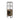 Wine rack tower with measurements showing height, width, and depth