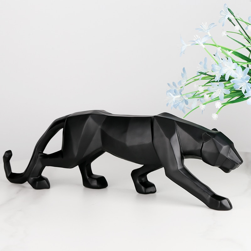 Panther Animal Resin Statue Decor Craft- CharmyDecor