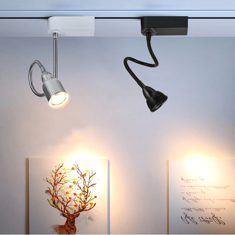 Adjustable 360° Rotation LED Track Light Fixture – CharmyDecor