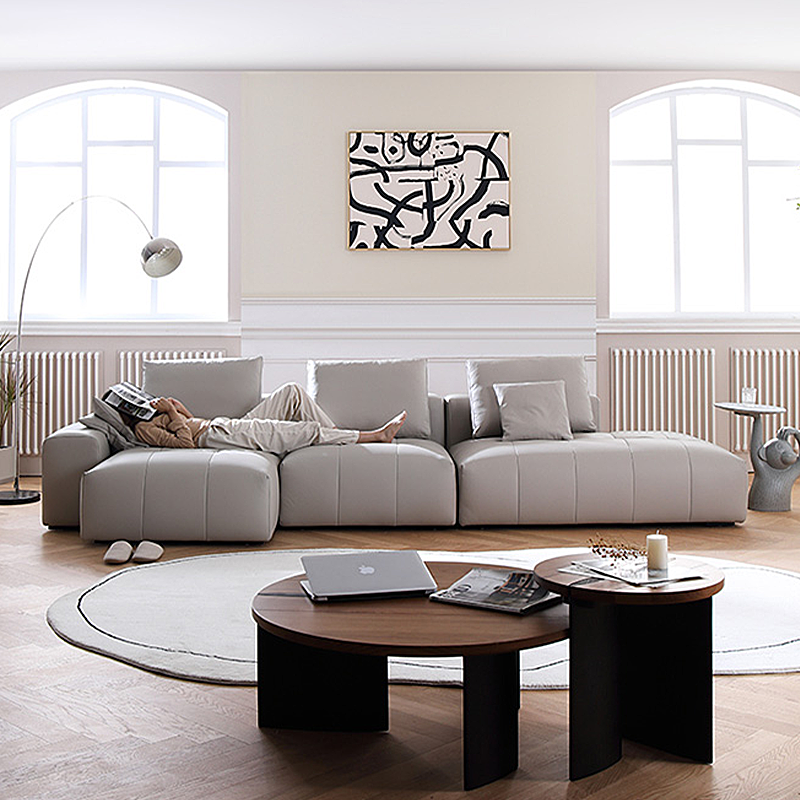 Luxury leather sectional discount sofas