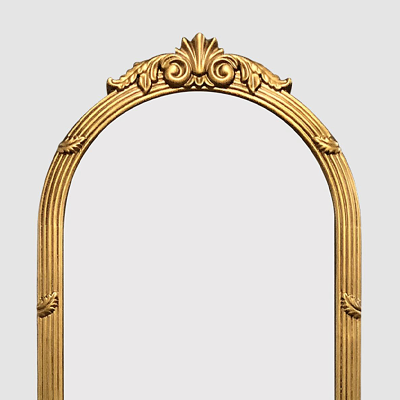 French Bow-Knot Carved Wall Mirror- CharmyDecor