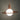 1-Light Globe Glass Pendant Light