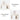 Modern White Makeup Vanity Set