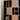 Modern Solid Oak Geometric Bookshelf 