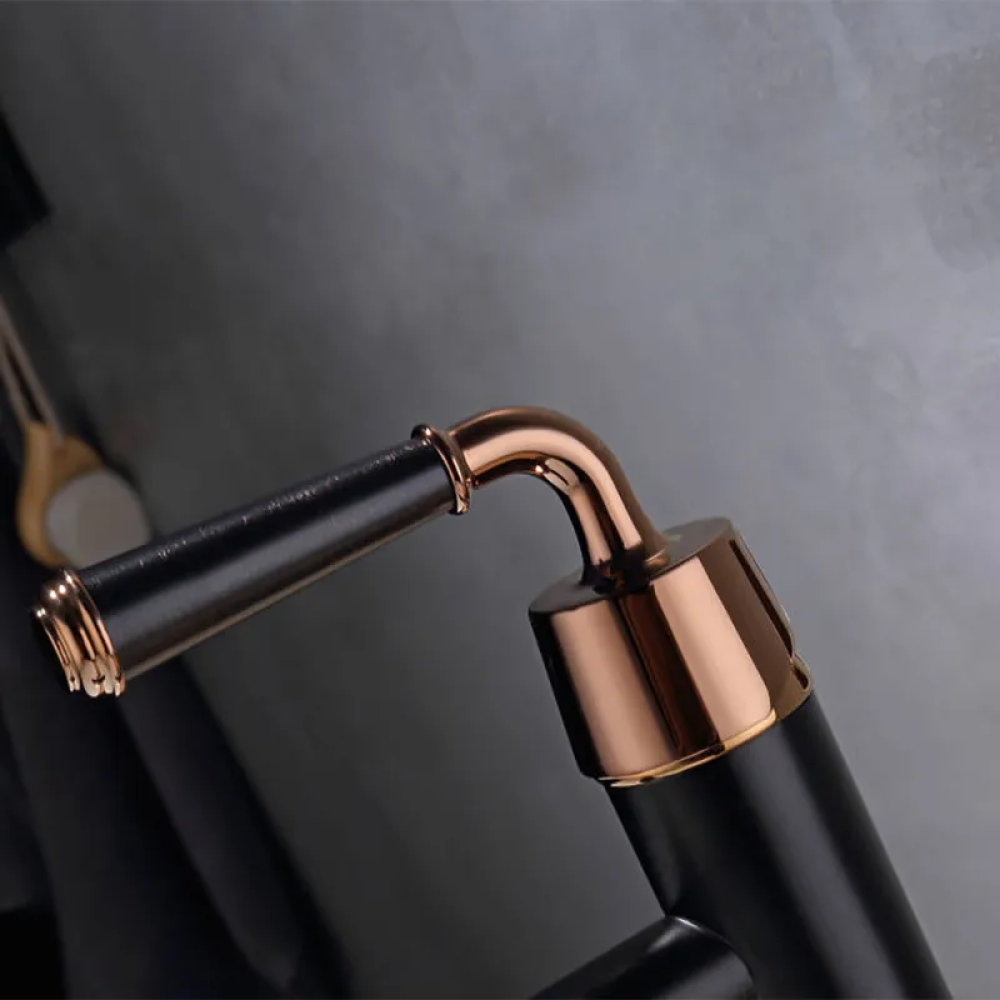 Rose Gold and Black Cabinet Bar Handles/copper and Black -  Sweden
