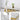 Narrow Modern White Console Table