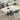 Modern White Sintered Stone Dining Table