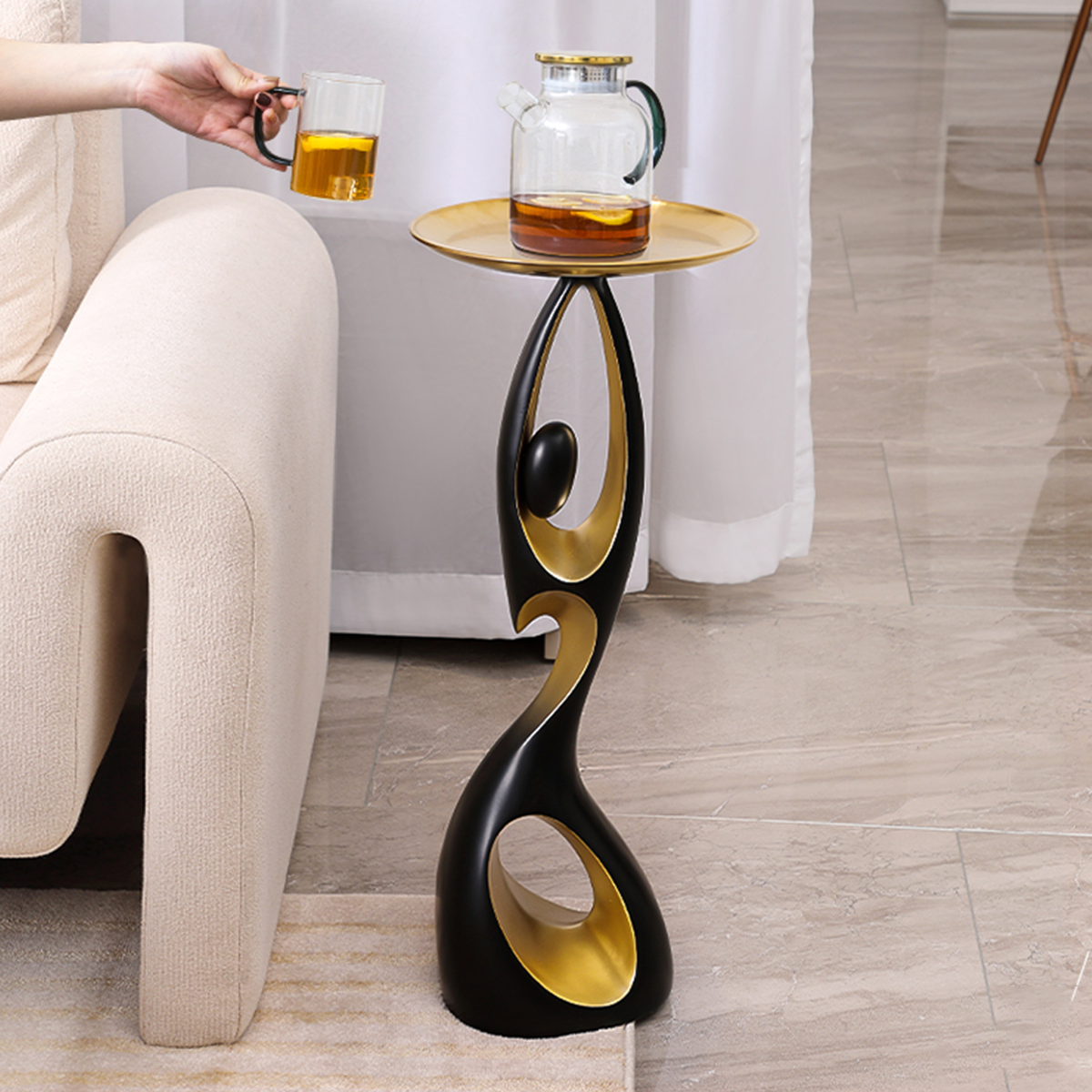 Figurine top end table