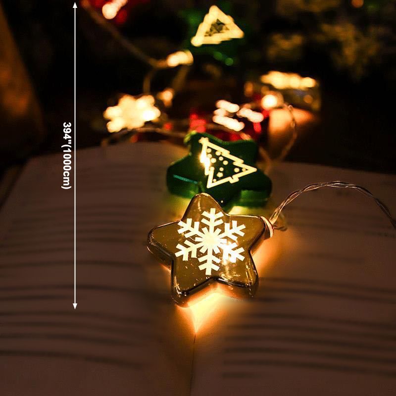 Star Globe Christmas Ornament String Light Set- CharmyDecor