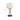 Modern White Fabric Shaded Table Lamp