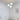  Modern White 3-Light Chandelier Light