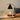 Modern Black Metal Shaded Table Lamp