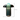 Modern Green Glass Statement Table Lamp
