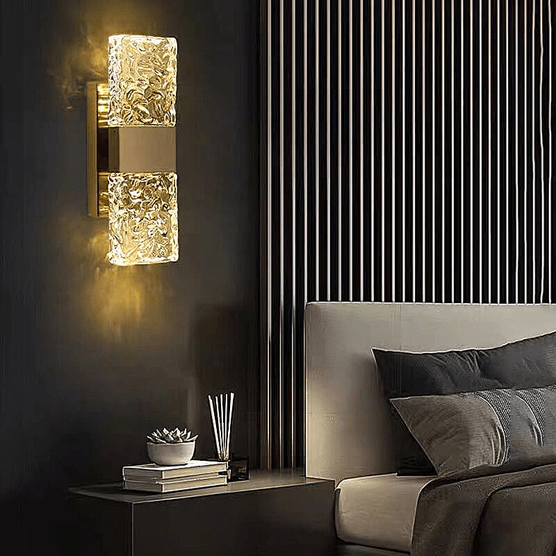 Rectangular Led Wall Sconce Golden Rectangle LED Wall Sconce - CharmyDecor