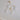White Glass Ball Shade 4 - Light Chandelier